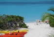 Kayaks and the Beach